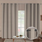 Cortina Blackout Cinza - 100% Corta Luz