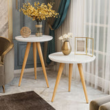 Jogo de Mesas Laterais Redondas