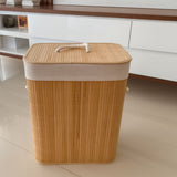 Cesto de Roupa Suja em Bambu 60cm
