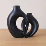 Enfeite Duo Abraço de Cerâmica 25cm