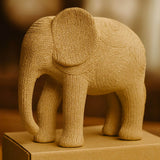 Enfeite Elefante de Gesso 22,5x23cm