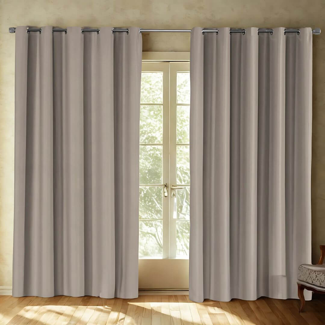 Cortina Blackout Cinza - 100% Corta Luz