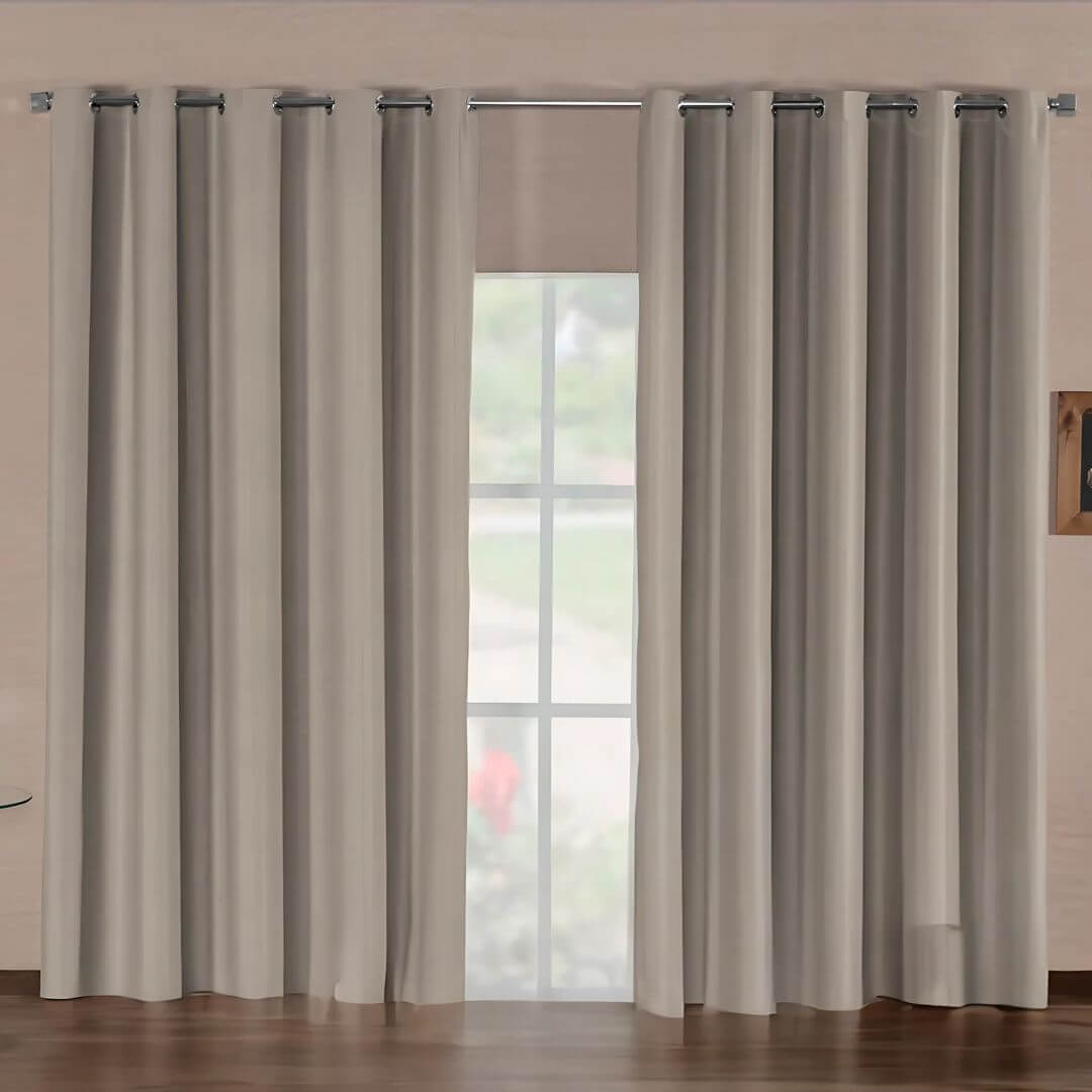 Cortina Blackout Cinza - 100% Corta Luz