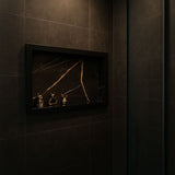 Nicho de Banheiro em Porcelanato Preto 60x30