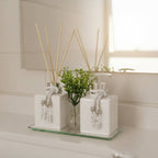 Kit Lavabo de Vidro com Bandeja