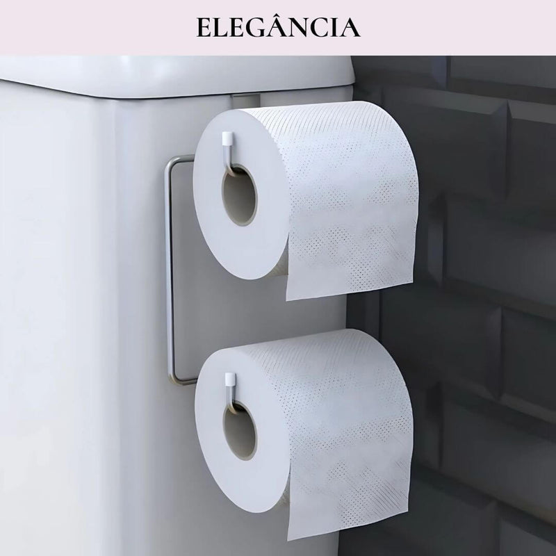 Suporte Papel Higiênico para Caixa Acoplada