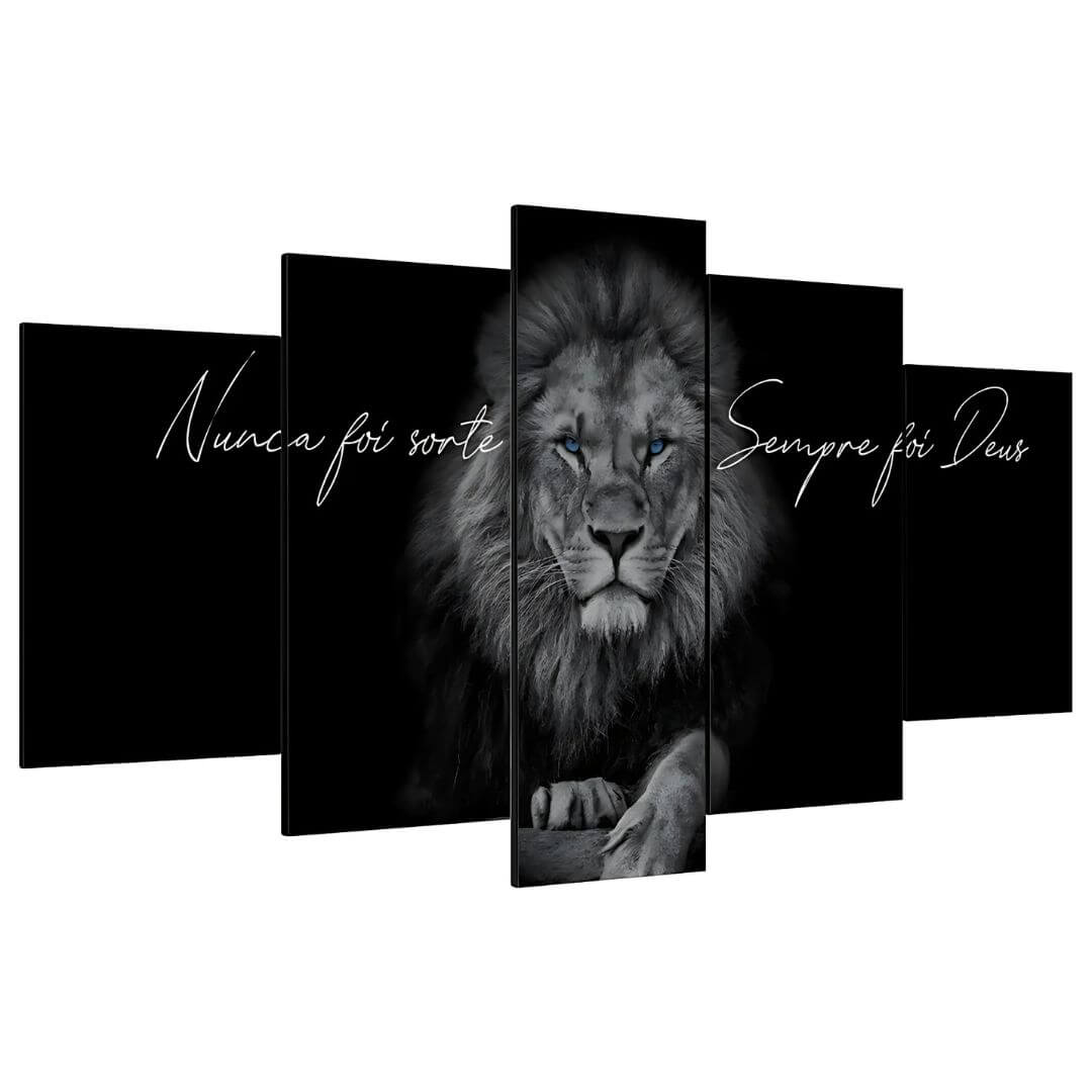 Conjunto de quadros mosaico instalado em sala moderna e clara

