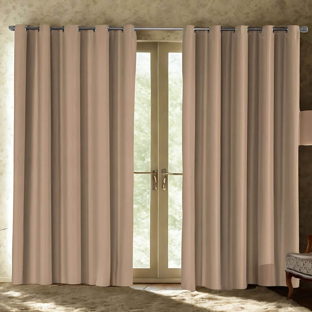 Cortina Blackout Avelã - 100% Corta Luz