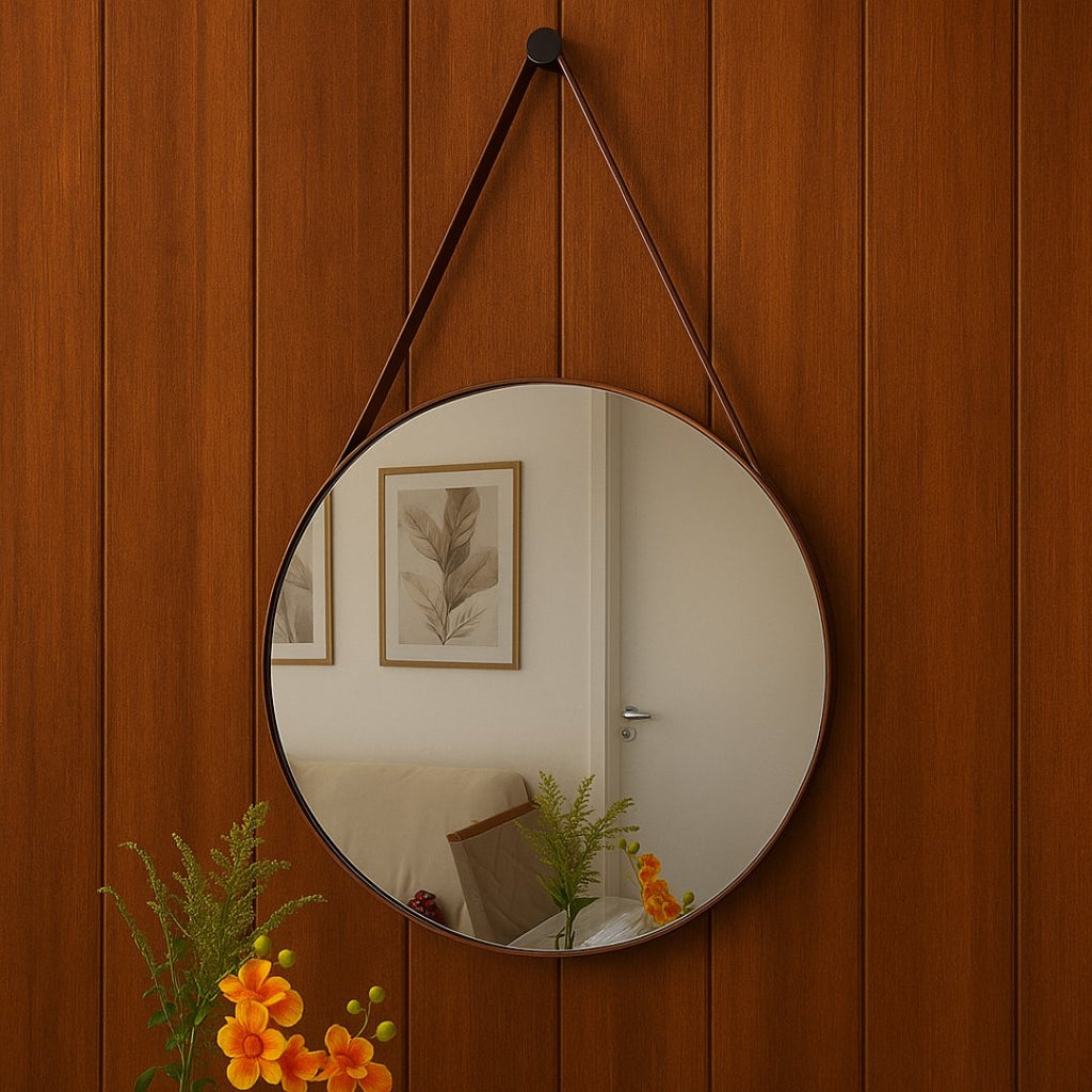 Espelho Redondo Com Alça