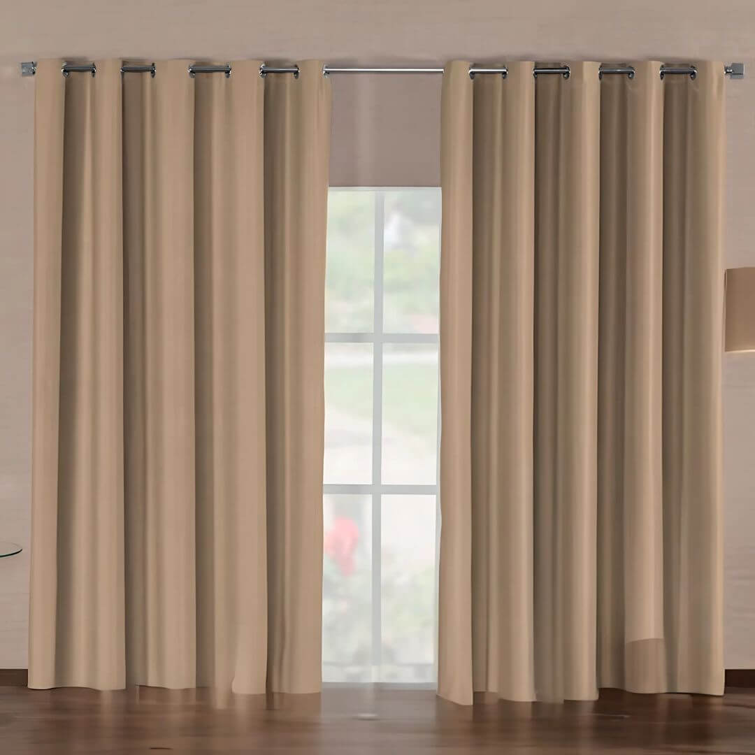 Cortina Blackout Avelã - 100% Corta Luz