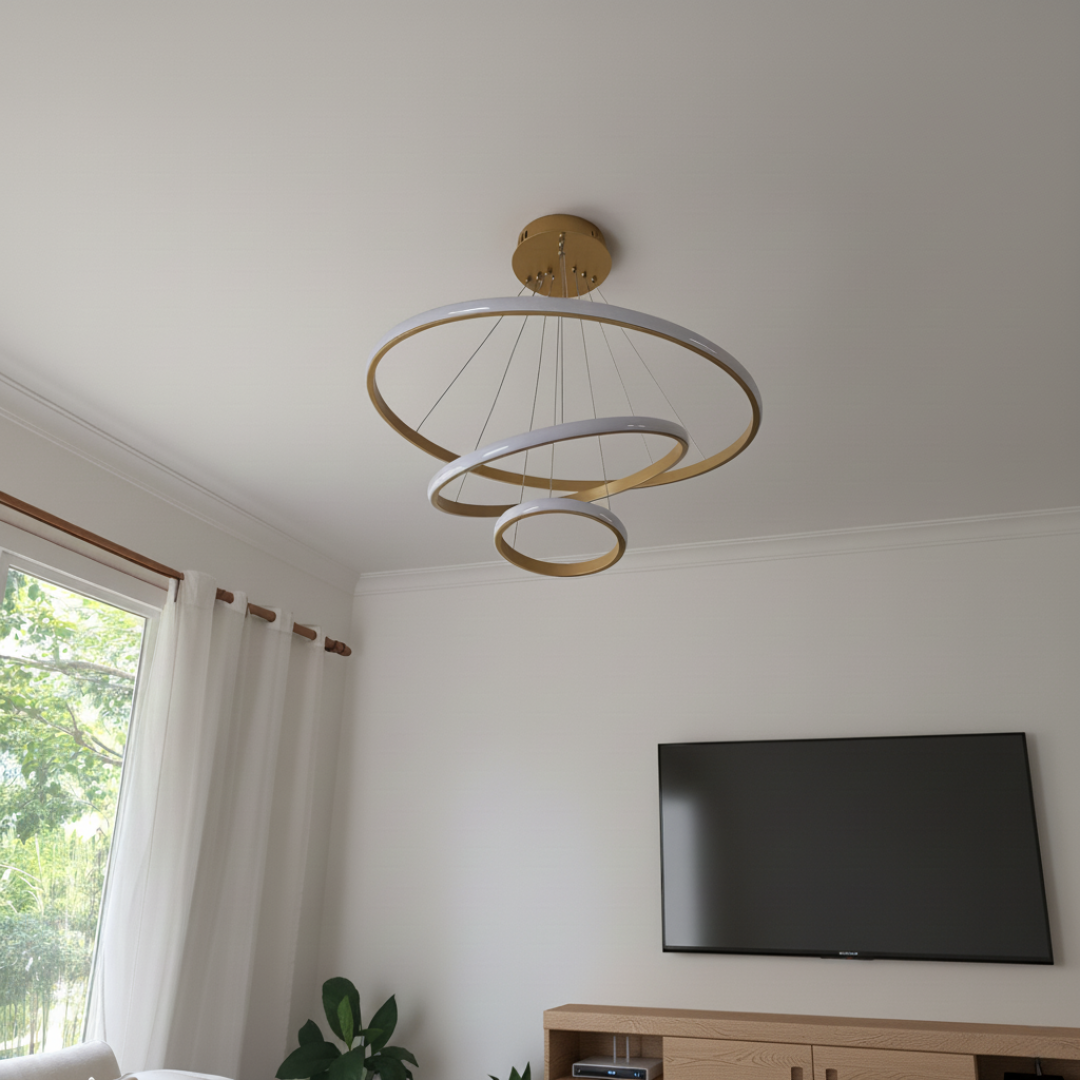 Lustre Círculos Celestiais