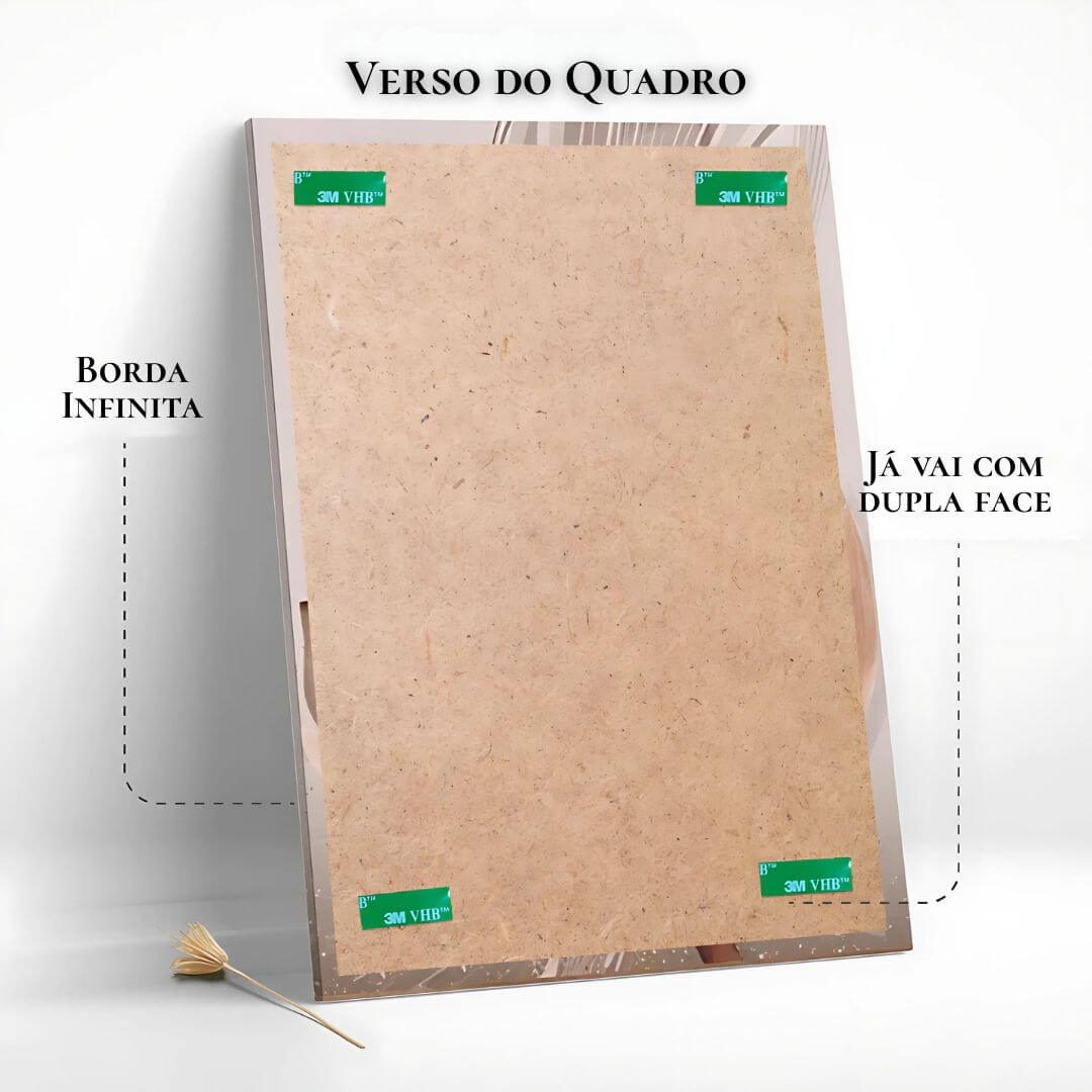 Kit 3 Quadros Leão Preto e Branco 40x60cm