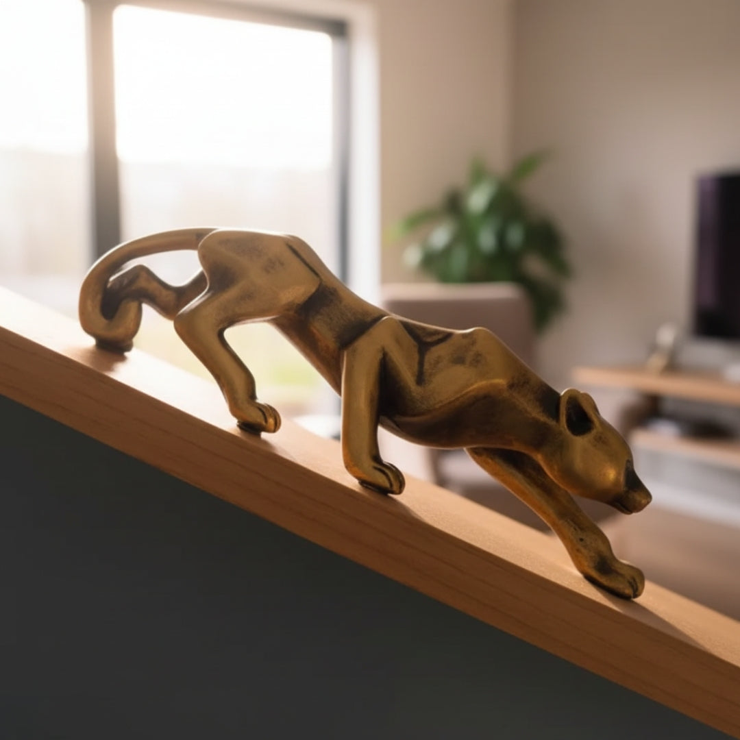 Enfeite Pantera Dourada