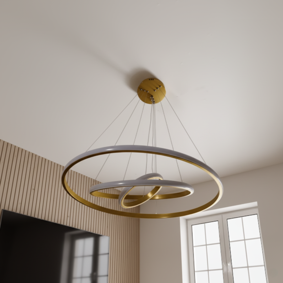 Lustre Círculos Celestiais