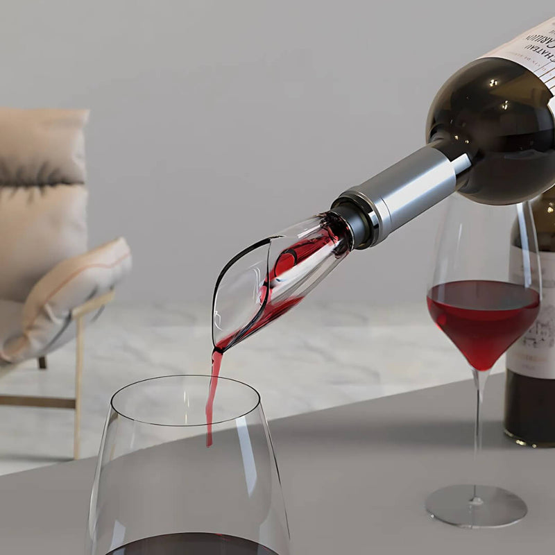 Abridor de Vinho Elétrico Modern + Acessórios