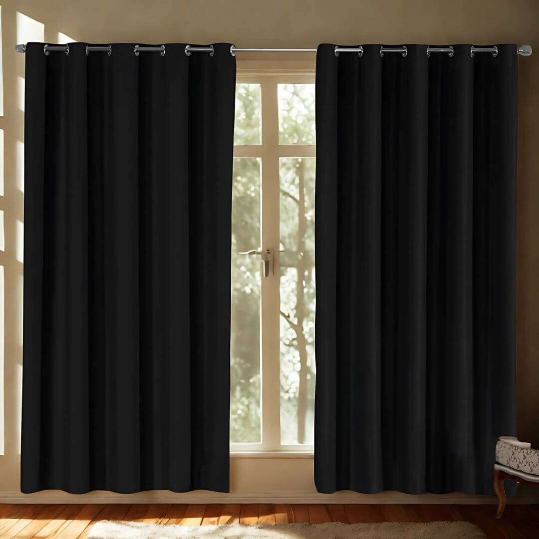 Cortina Blackout Preta - 100% Corta Luz