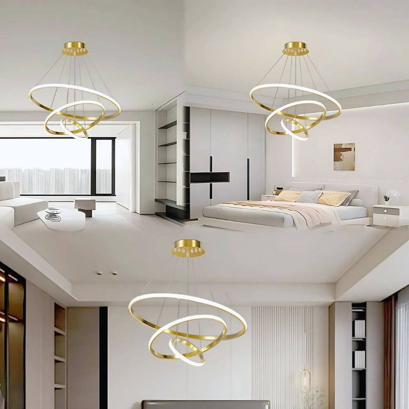 Lustre Círculos Celestiais