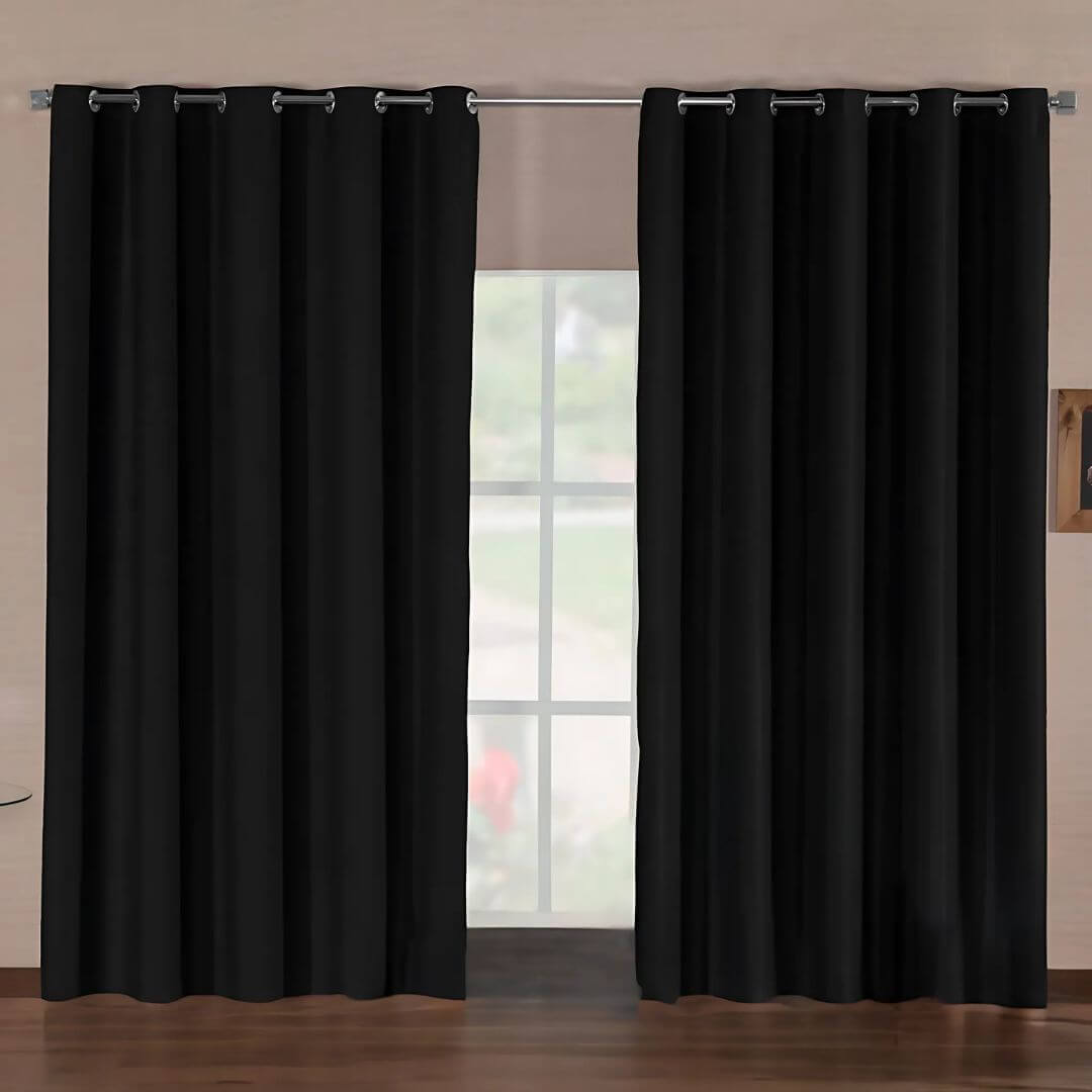 Cortina Blackout Preta - 100% Corta Luz