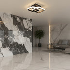 Luminária De Teto Quadrados Entrelaçados