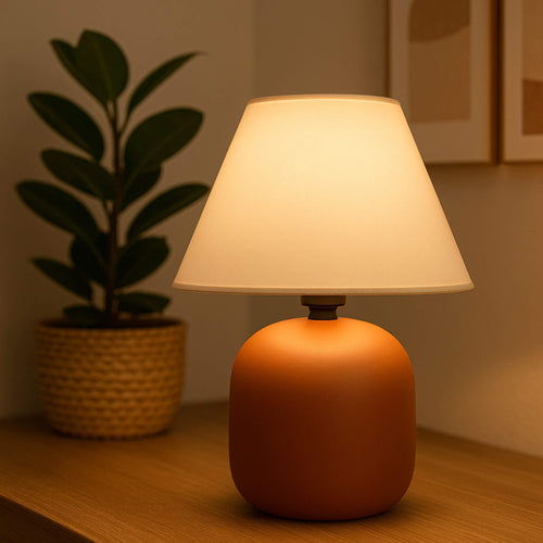 Abajur para quarto decorado, estilo Pinterest, luz suave

