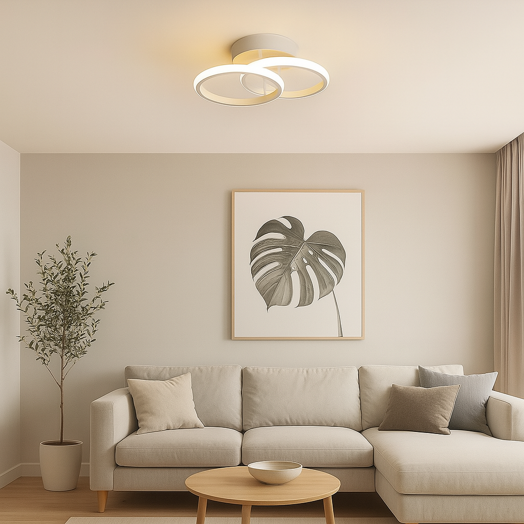 Luminária De Teto Círculos Harmônicos