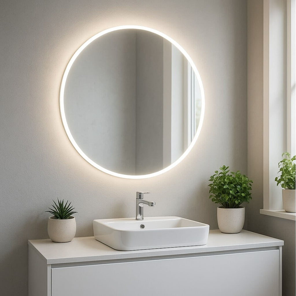 ESPELHO REDONDO COM LED