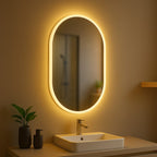 Espelho Oval Com LED