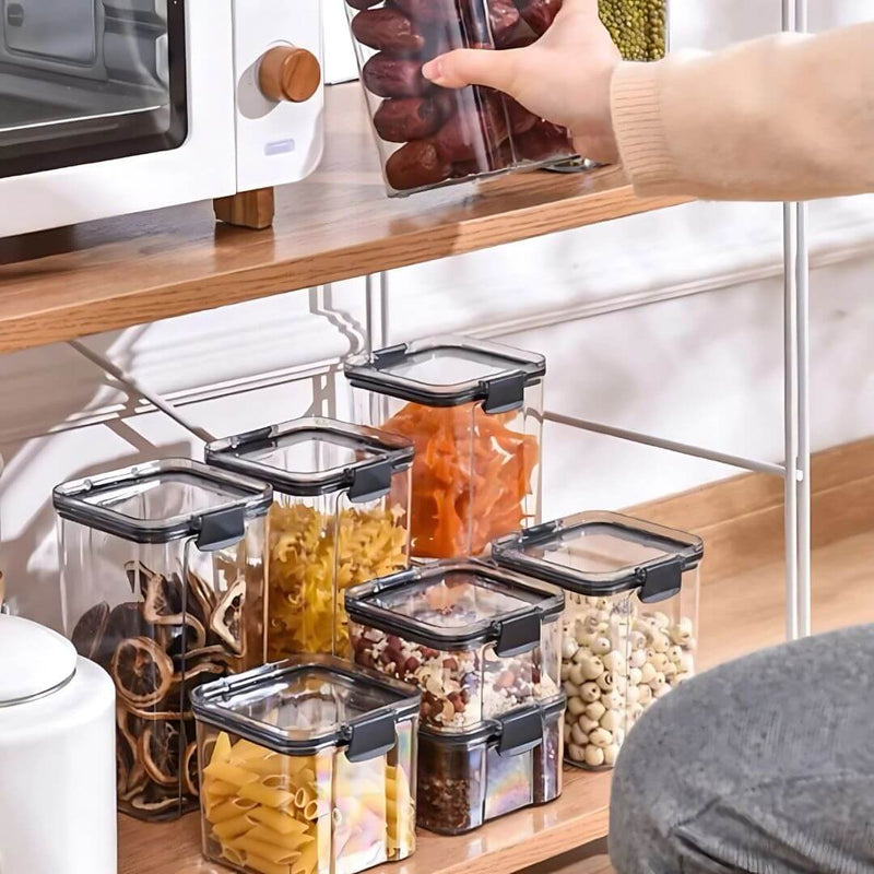 Pote hermetico de plastico