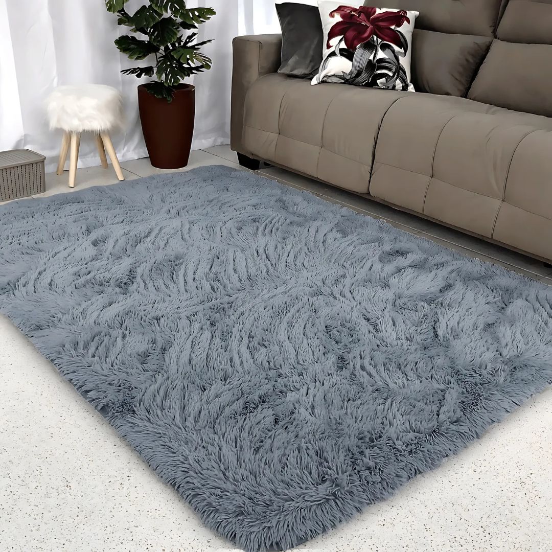 Tapete felpudo neutro decoração clean

